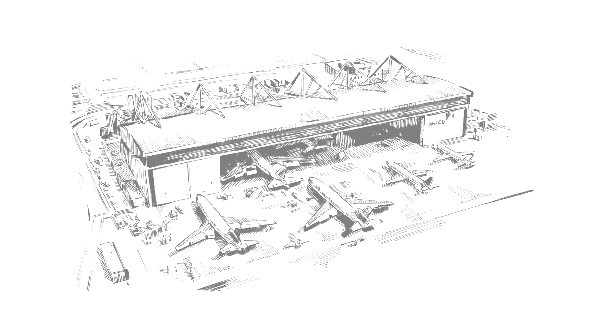 Haeco Hangar, Hong Kong International Airport